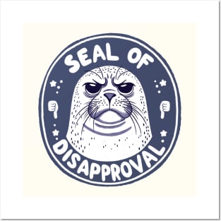 Seal of disapproval Posters and Art